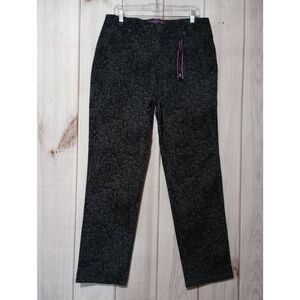 Gloria Vanderbilt Jeans Ladies 12 Blacked Gray Amanda Slimming‎
